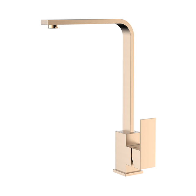 SUS304 grifo de cocina de oro rosa de acero inoxidable