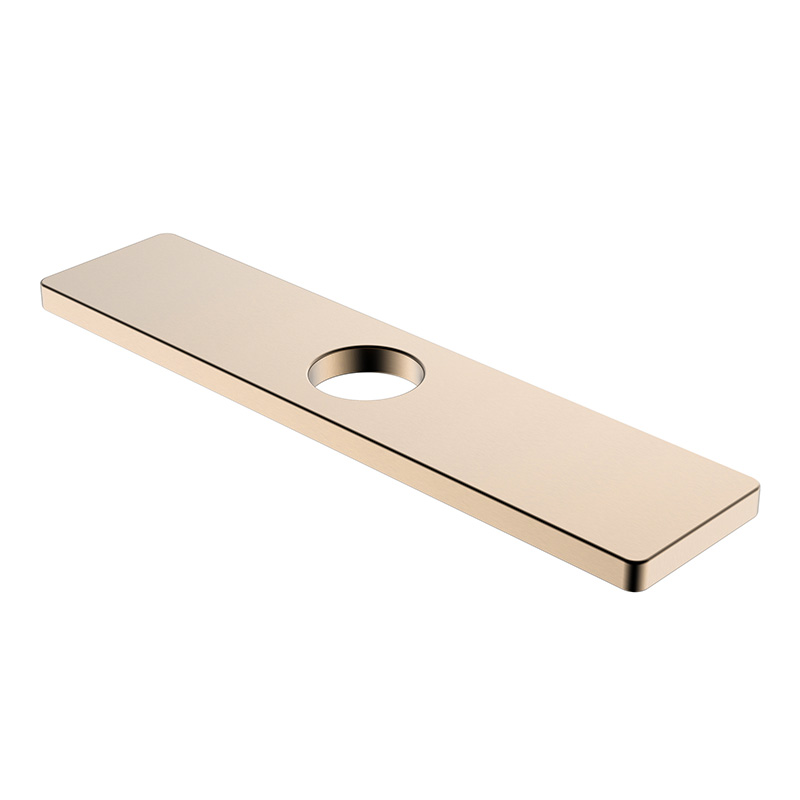 Placa de plataforma de oro rosa cuadrada para el grifo del fregadero de la cocina