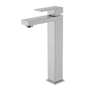 Grifo de fregadero de recipiente de acero inoxidable satinado