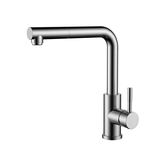 Grifo lijado de acero inoxidable sólido