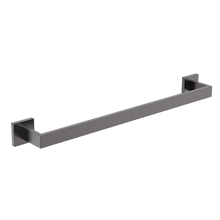 Barra de toalla cuadrada de bronce montado en la pared del cuarto de baño