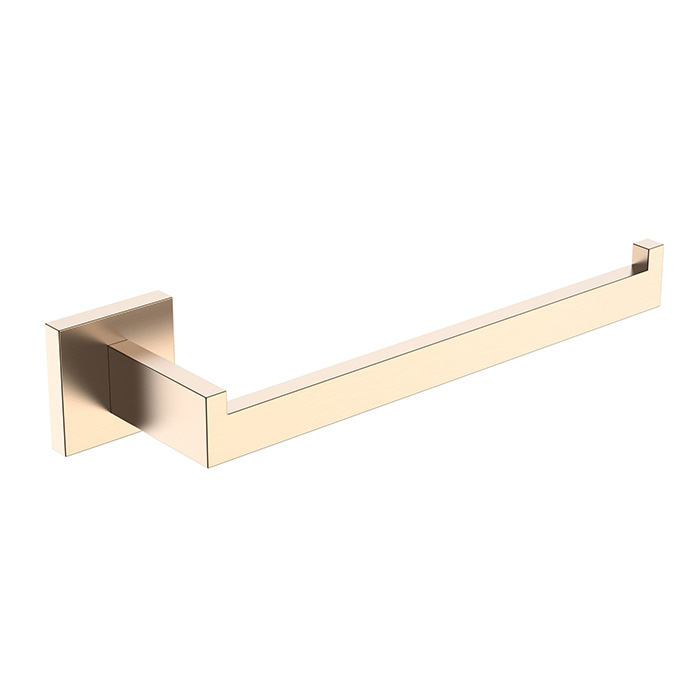 Toallero de mano de baño de oro rosa de acero inoxidable montado en la pared