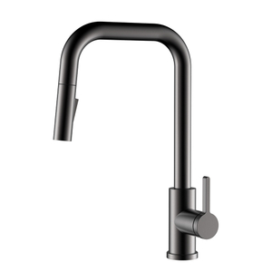 U Forma el grifo de cocina de metal de pistola de acero inoxidable con certificación UPC